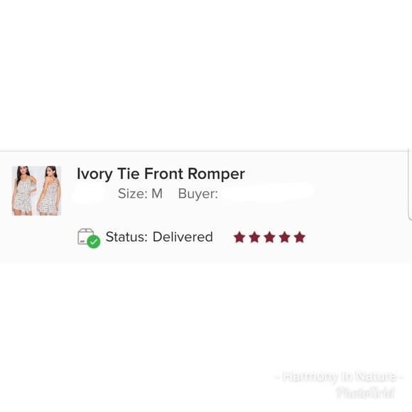 Ivory White Front Tie Romper - Picture 4 of 8